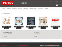 Tablet Screenshot of grilofactory.com